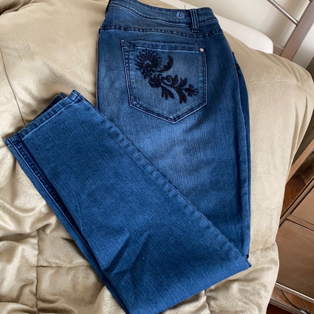 Embellished jeans
